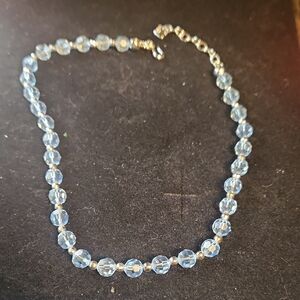 Swarovski Light Blue Crystal Necklace